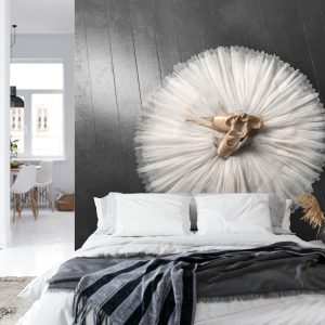 Papier Peint Chaussures De Ballet Sur Un Tutu Blanc – Image 8