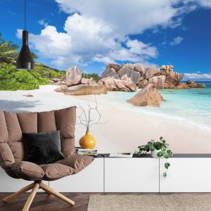 Papier Peint Plage Océan Rochers – Image 4