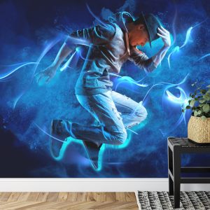 Papier Peint Danseuse Lors D'un Spectacle Avec Effets Spéciaux – Image 7