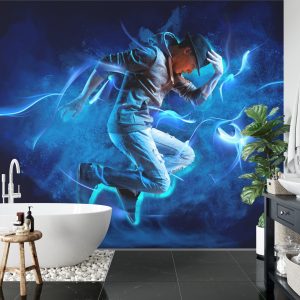 Papier Peint Danseuse Lors D'un Spectacle Avec Effets Spéciaux – Image 5