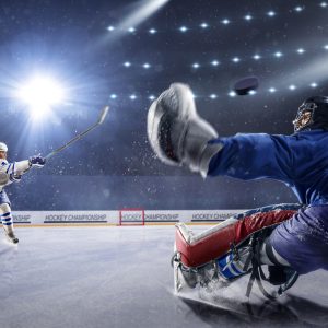 Papier Peint Tir D'un Joueur De Hockey – Image 1