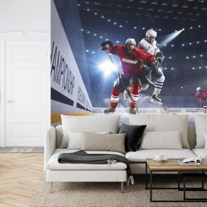 Papier Peint Les Joueurs De Hockey S'affrontent – Image 6