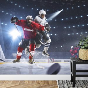 Papier Peint Les Joueurs De Hockey S'affrontent – Image 7
