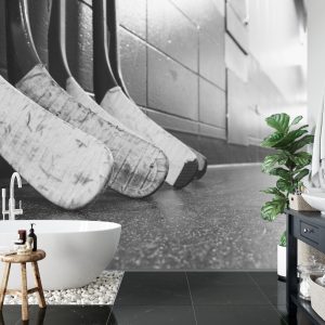 Papier Peint Bâtons De Hockey Noirs Et Blancs – Image 5