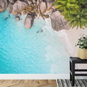 Papier Peint Plage Océan Palmiers – Image 7