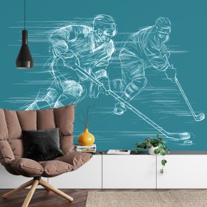 Papier Peint Joueurs De Hockey Tirés Au Sort – Image 4