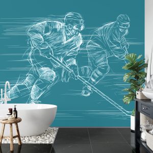 Papier Peint Joueurs De Hockey Tirés Au Sort – Image 5