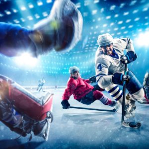 Papier Peint Match De Hockey Féroce – Image 1