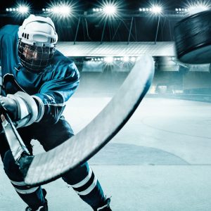 Papier Peint Joueur De Hockey En Action – Image 1