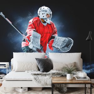 Papier Peint Gardien De But De Hockey – Image 3