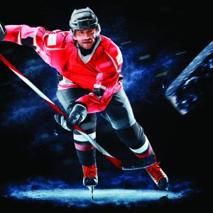 Papier Peint Joueur De Hockey En Formation – Image 1