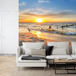 Papier Peint Plage Coucher De Soleil – Image 6