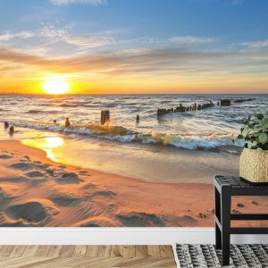 Papier Peint Plage Coucher De Soleil – Image 7