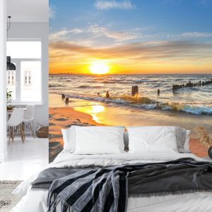 Papier Peint Plage Coucher De Soleil – Image 8