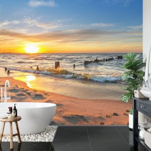 Papier Peint Plage Coucher De Soleil – Image 5