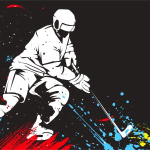 Papier Peint Un Joueur De Hockey – Image 1