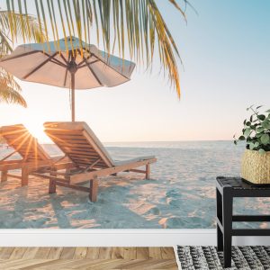 Papier Peint Plage Coucher De Soleil – Image 7