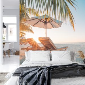 Papier Peint Plage Coucher De Soleil – Image 8