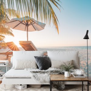 Papier Peint Plage Coucher De Soleil – Image 3