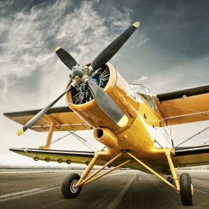 Papier Peint Avion Antique – Image 1