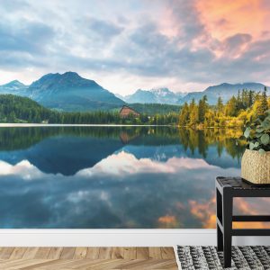 Papier Peint Lac De Montagne Štrbské Dans Les Hautes Tatras En Slovaquie – Image 7