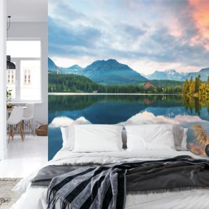 Papier Peint Lac De Montagne Štrbské Dans Les Hautes Tatras En Slovaquie – Image 8