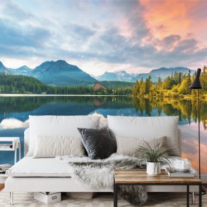 Papier Peint Lac De Montagne Štrbské Dans Les Hautes Tatras En Slovaquie – Image 3