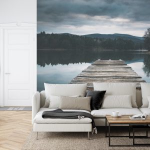 Papier Peint Terrasse En Bois Sur Le Lac – Image 6