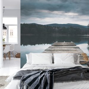 Papier Peint Terrasse En Bois Sur Le Lac – Image 8