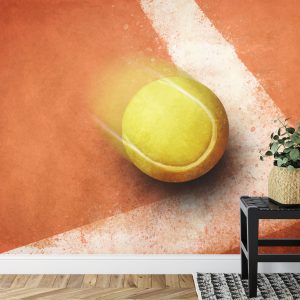 Papier Peint Balle De Tennis Sur Le Bord Du Terrain – Image 7