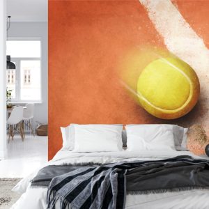 Papier Peint Balle De Tennis Sur Le Bord Du Terrain – Image 8