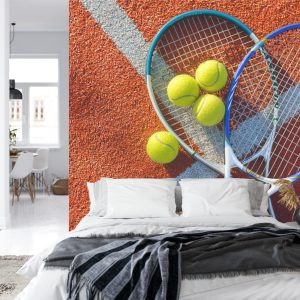 Papier Peint Balles De Tennis Avec Raquettes – Image 8