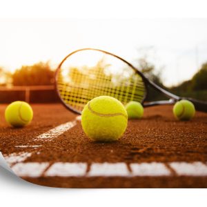 Papier Peint Raquette De Tennis Sur Le Court – Image 2