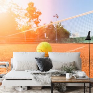 Papier Peint Balle De Tennis Sur Le Terrain – Image 3