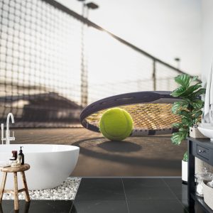 Papier Peint Balle De Tennis Avec Raquette – Image 5