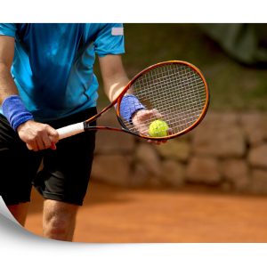 Papier Peint Un Joueur De Tennis Au Service – Image 2