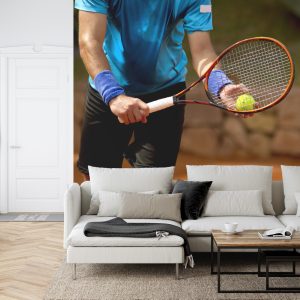 Papier Peint Un Joueur De Tennis Au Service – Image 6