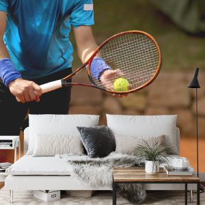 Papier Peint Un Joueur De Tennis Au Service – Image 3