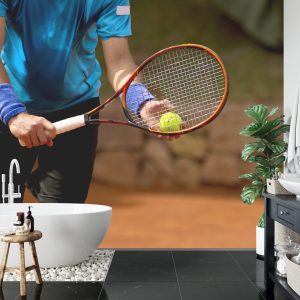 Papier Peint Un Joueur De Tennis Au Service – Image 5