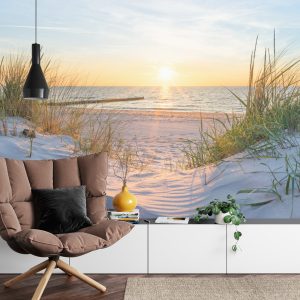 Papier Peint Plage Mer Dunes – Image 4