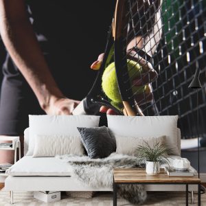 Papier Peint Joueur De Tennis Au Service – Image 3