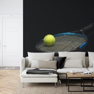 Papier Peint Raquette De Tennis Avec Une Balle – Image 6