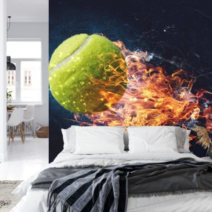Papier Peint Une Balle De Tennis Brûlante – Image 8