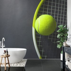 Papier Peint Balle De Tennis Sur Une Raquette – Image 5