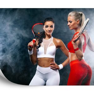 Papier Peint Deux Joueurs De Tennis – Image 2