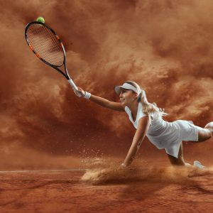 Papier Peint Joueuse De Tennis Professionnelle – Image 1