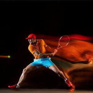 Papier Peint Joueur De Tennis En Mouvement – Image 1