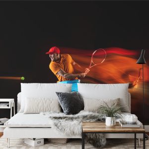 Papier Peint Joueur De Tennis En Mouvement – Image 3