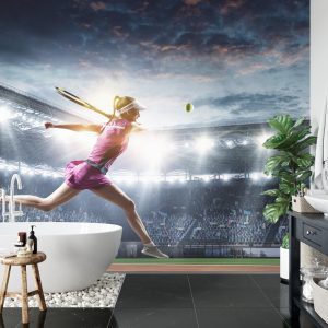Papier Peint Joueuse De Tennis Au Stade – Image 5