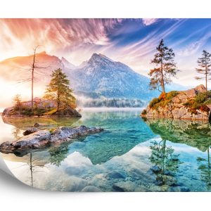 Papier Peint Lac Hindersee En Bavière, Allemagne – Image 2